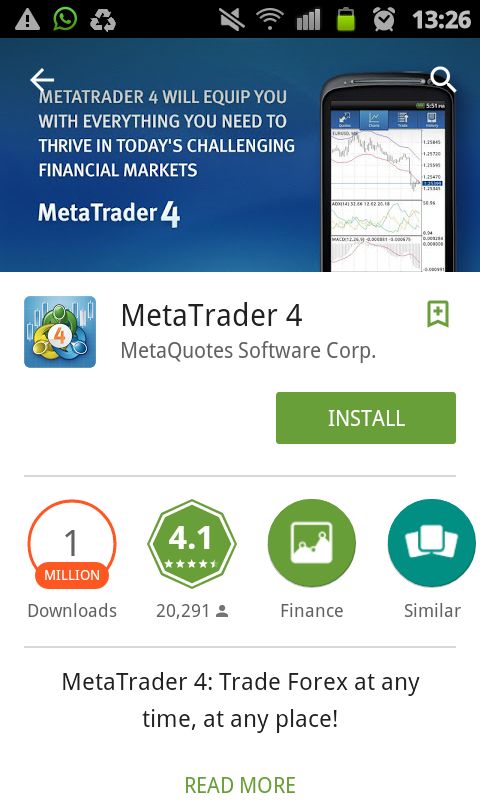 Hướng dẫn sử dụng Meta Trader 4 trên thiết bị di động
