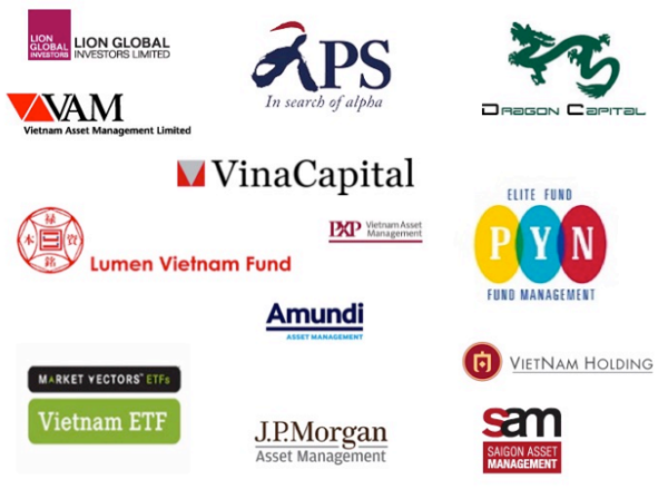 danh sách các quỹ đầu tư tại Việt Nam
