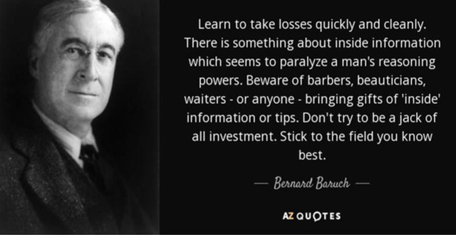 Bernard Baruch – Huyền thoại phố Wall chia sẻ bí quyết thành công nhờ biết “cách xác định điểm dừng trong đầu tư”