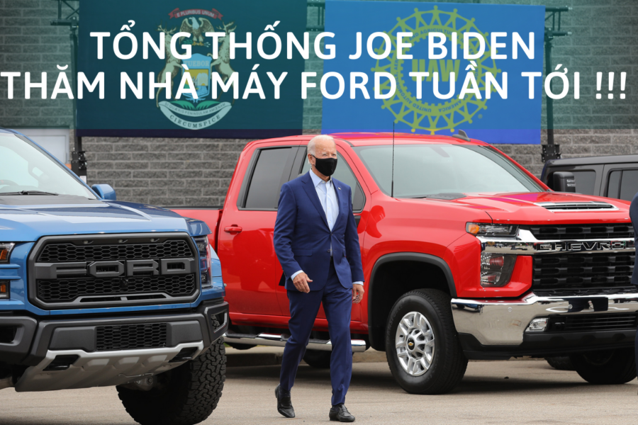 Tổng thống Joe Biden thăm nhà máy Ford